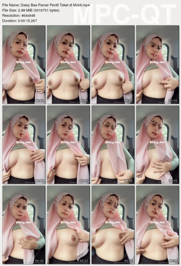 Daisy Bae Pamer Pentil Toket di Mobil