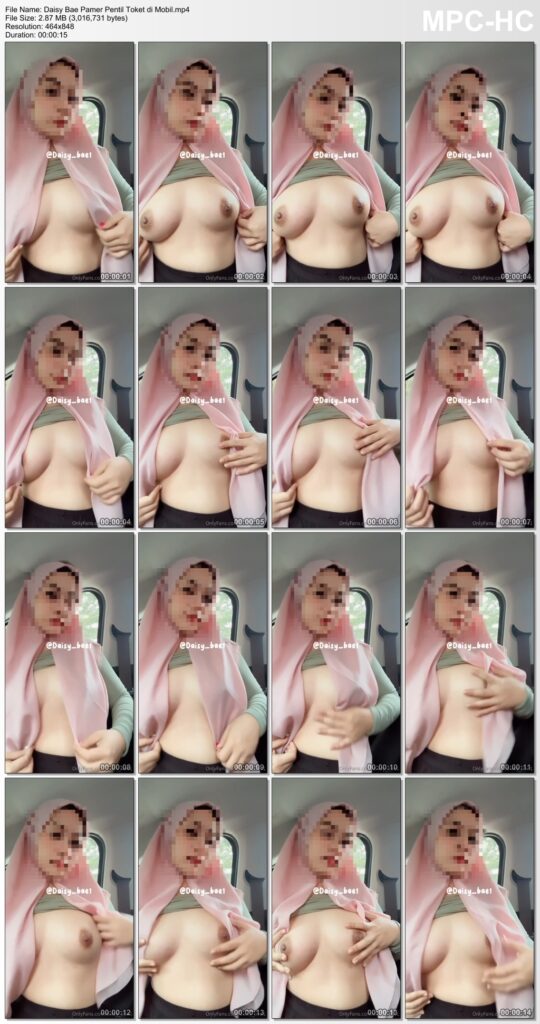 Daisy Bae Pamer Pentil Toket di Mobil